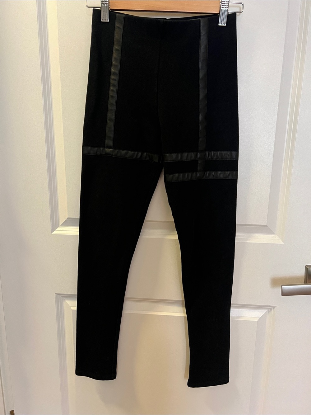 MDNT:45 leather garter leggings